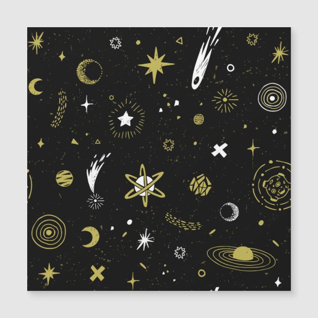 Céu noturno: padrão cosmico perfeito. (Frente)