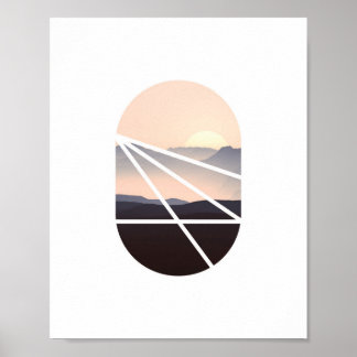 Céu Rosa | Abstrato Poster de fotos