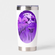 Céu Roxo Sonhador – Arte da Natureza Estética