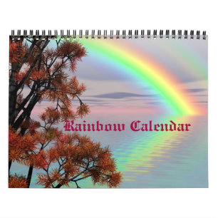Céus Arco-íris Destino da Natureza Calendário Pers