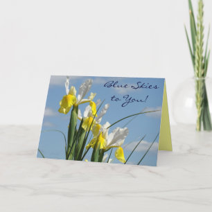Céus Azuis para Você! Cartões de saudação Flores I
