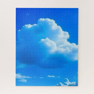 Céus e Nuvens Azuis Quebra-cabeça
