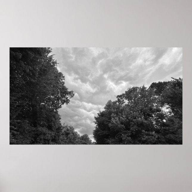 Céus nublados, Poster (Frente)