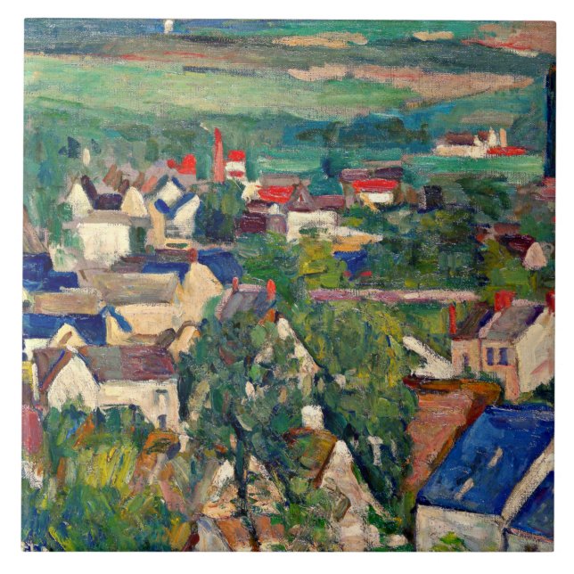 Cezanne - Auvers, Panorâmica View, (Frente)