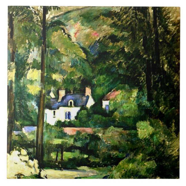 Cezanne - Casas na Grécia, 1881, (Frente)