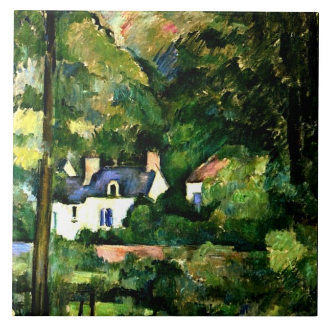 Cezanne - Casas na Vegetação-1881 (Frente)