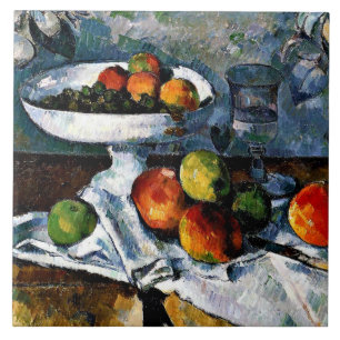 Cezanne - Compotier, Glass, Apple