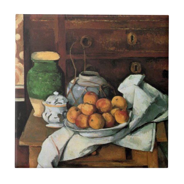 Cezanne - Navios, Fruta e Vestuário (Frente)