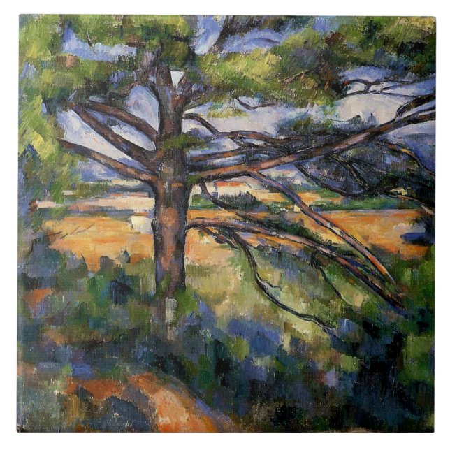 Cezanne - Pine Grande e Terra Vermelha, (Frente)
