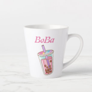 chá boba chá de bolha caneca latina