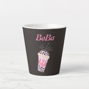 chá boba chá de bolha caneca latina