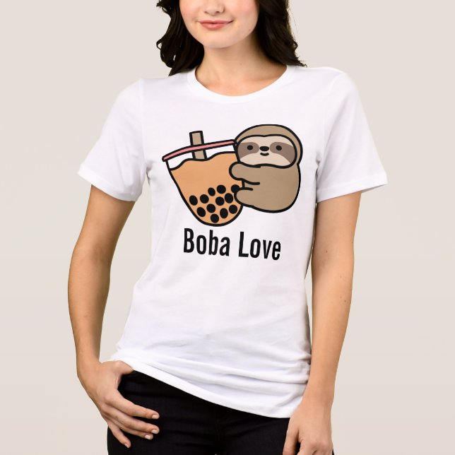 Chá Bubble Cute & Preguiça (Frente)