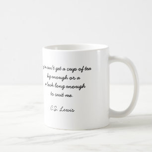 CHÁ caneca LONGA GRANDE/LIVRO