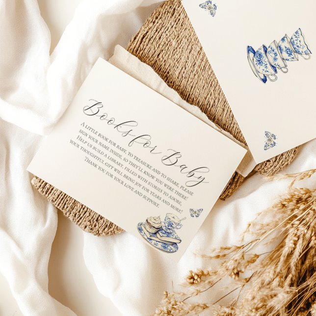 Chá com a mãe para ser cartão de pedido de livro (Criador carregado)