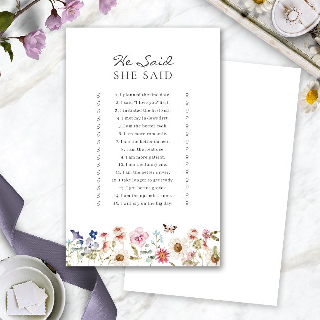 Chá da Noiva Jogo Tea Party (Tea Party Bridal Shower Game by Painted Paperie
)