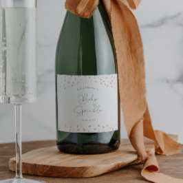 Chá de aspersão de bebê borrifado com arco-íris