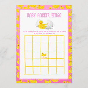 Chá de Bebê Bingo Patozinho Nasce Logo