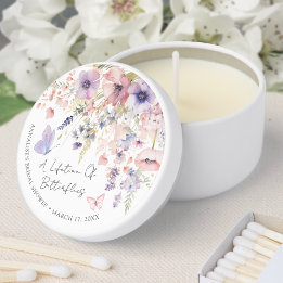 Chá de Bebê Borboleta Flor Silvestre