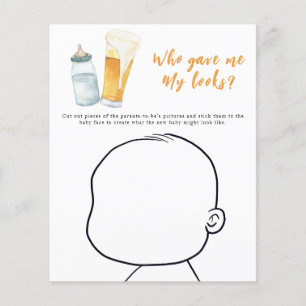 Chá de bebê cerveja - Quem me deu minha aparência?