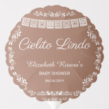 Chá de Bebê Cielito Lindo Terracotta Papel Picado