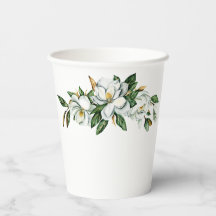 Chá de Bebê com Magnólia em Aquarela Suave