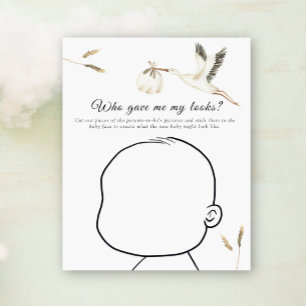 Chá de bebê da cegonha - Quem me deu meu olhar