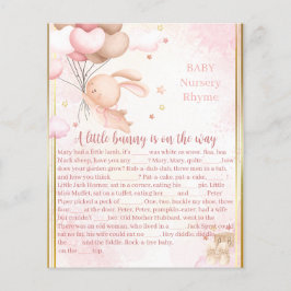 Chá de Bebê da Menina Bunny