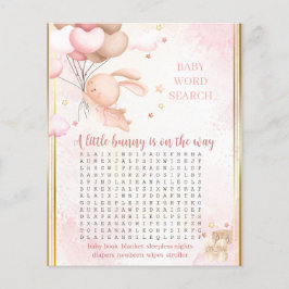 Chá de Bebê da Menina Bunny