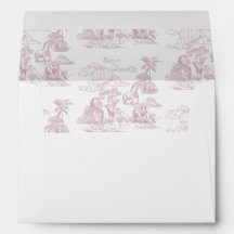 Chá de Bebê de Animais Safari Toile de Jouy
