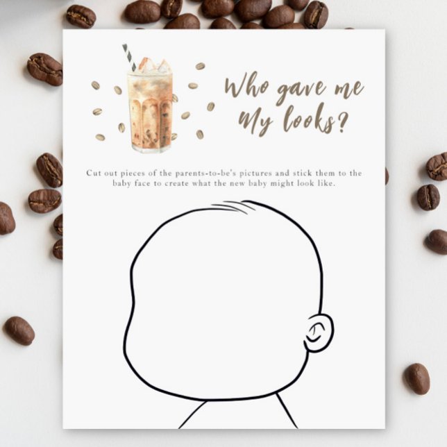 Chá de bebê de café com gelo - Quem me deu minha a (Criador carregado)