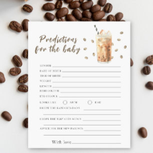 Chá de bebê de café - previsões e conselhos para o