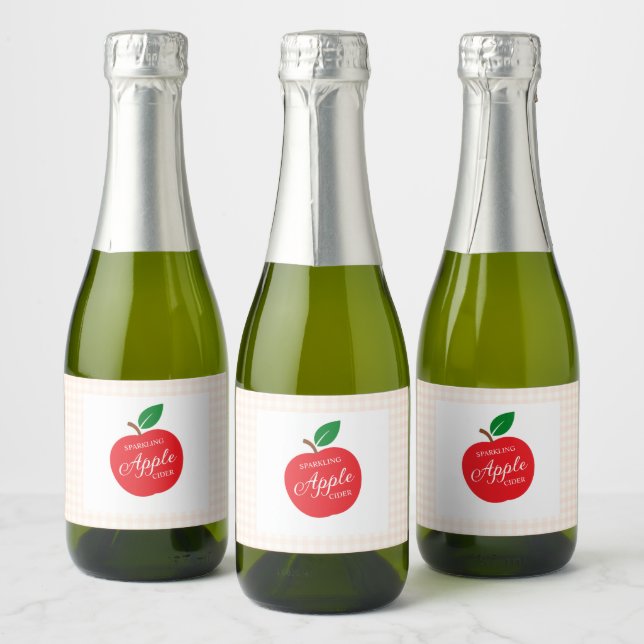Chá de Bebê de Cider de Maçã Espumante (Garrafas)