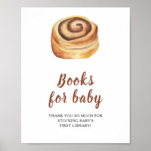 Chá de bebê de coelho - livros para bebê pôster