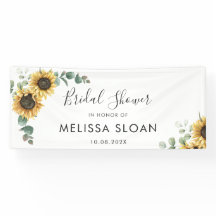 Chá de Bebê de Girassol Eucalipto