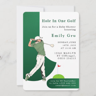 Chá de Bebê de Golfe Convite