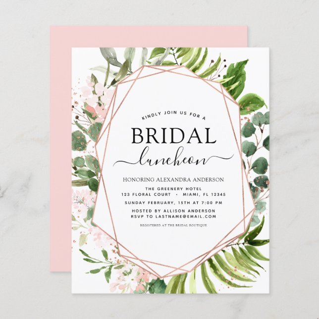 Chá de Bebê de Noiva com Hortelã Eucalipto com Orç (Frente/Verso)