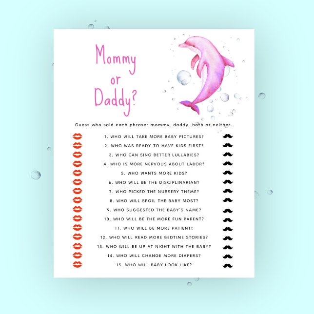 Chá de bebê debaixo do mar - jogo mamãe ou papai (Criador carregado)