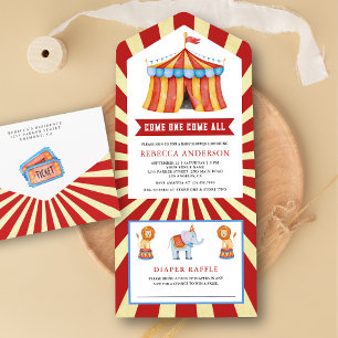 Chá de Bebê do Circo Vintage Carnival