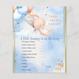 Chá de Bebê do Menino Coelho Baby Boy Bunny
