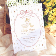 Chá de Bebê Flor Silvestre Rosa de Ganso Boba