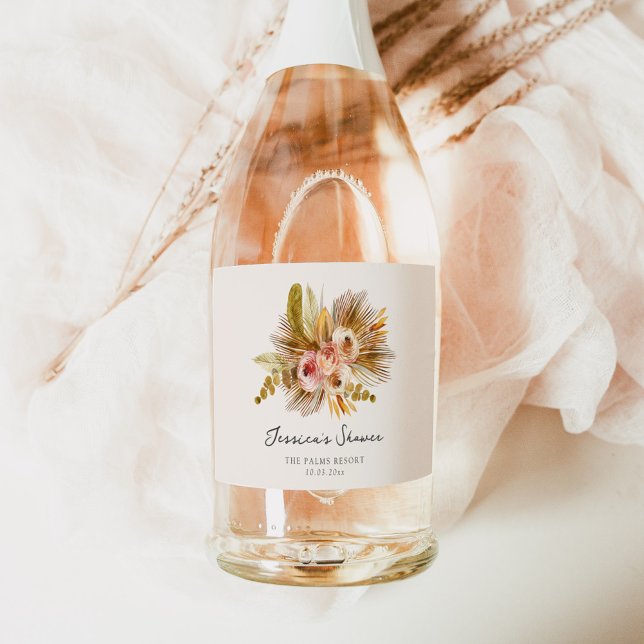 Chá de Bebê Floral Tropical Vintage (Criador carregado)