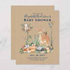 Chá de Bebê Floresta Animais da Floresta Hora da H