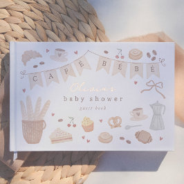 Chá de Bebê Ilustração Aquarela Cafe Bebe