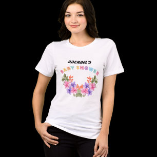 Chá de Bebê Menina Floral Rosa Claro