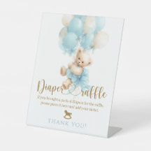 Chá de Bebê Menino Urso Teddy Balão Azul