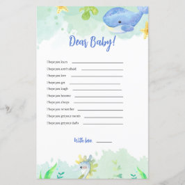 Chá de Bebê no Fundo do Mar Querido Bebê Desejos