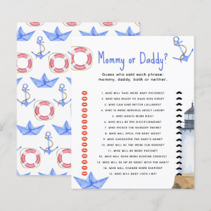 Chá de bebê Oceano - mamãe ou papai