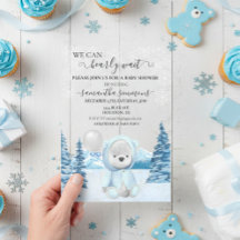 Chá de bebê Urso de Inverno