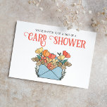 Chá de Cartão de Flores bonito por Convite por Cor<br><div class="desc">Esses chás brancos e ilustrados por convites por e-mail podem ser personalizados com seus próprios detalhes de evento. Quer seja um aniversário de 40, 50, 60 ou outro marco, esses cartões postais de anúncio de chá de cartão floral bonito são a maneira perfeita de pedir aos amigos e à família...</div>