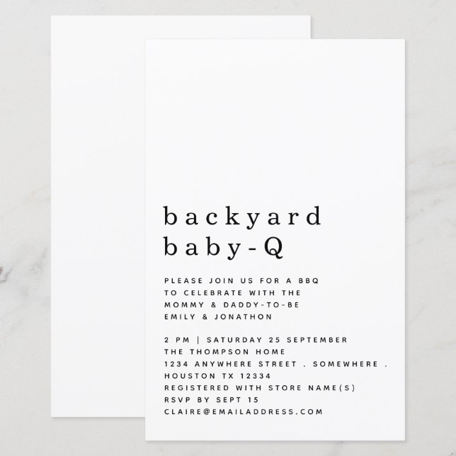 Chá de CHURRASCO de Quartel-Quartel de Orçamento C (Frente/Verso)